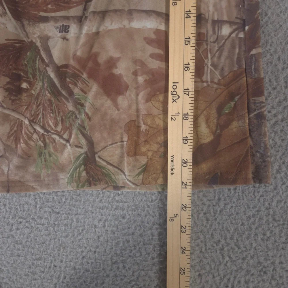 VINTAGE Under Armour Shirt Unisex Youth Medium Brown Realtree AP Camo Y2K 2000s